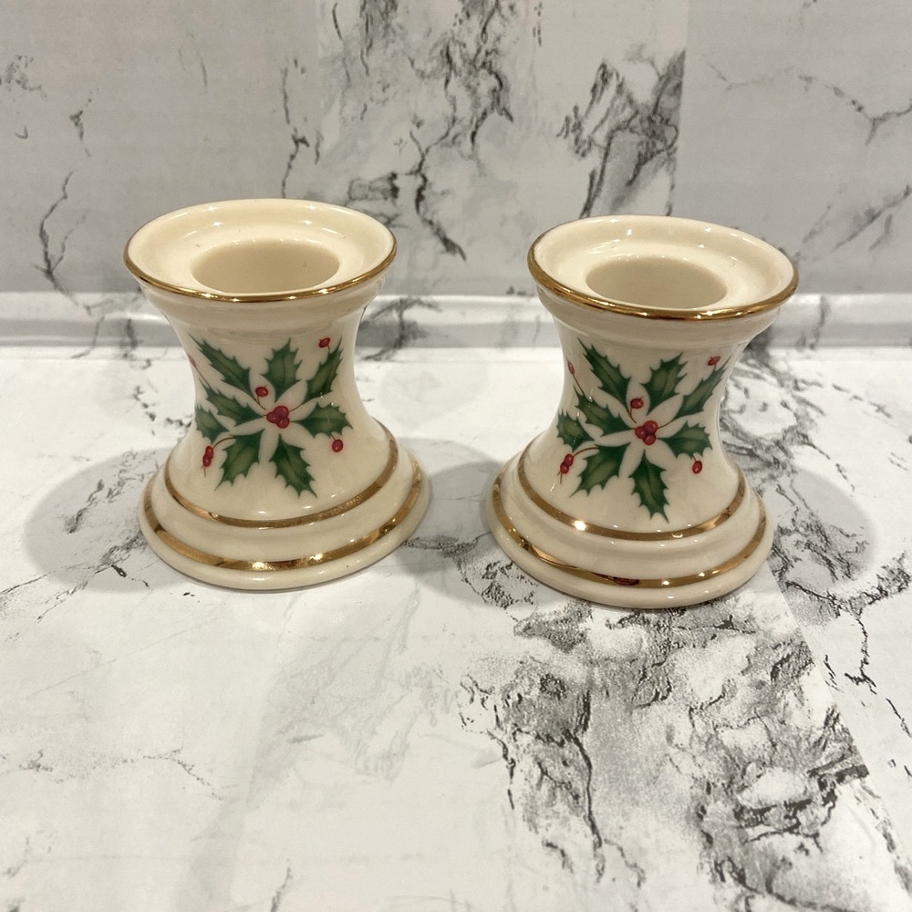 *Christmas* Lenox Holiday Candle Holder - Dimension Collection